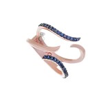 Δαχτυλίδι Ροζ Χρυσό Από την Facad'oro